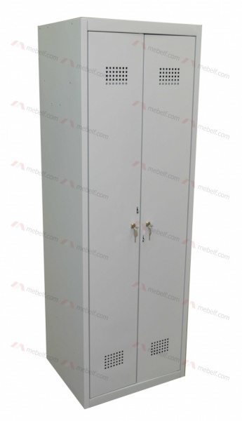 Шкаф металлический для одежды двухсекционный ШГС L600 фото. Фото N2