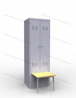 Шкаф металлический для одежды ШР-22 L600 СК фото